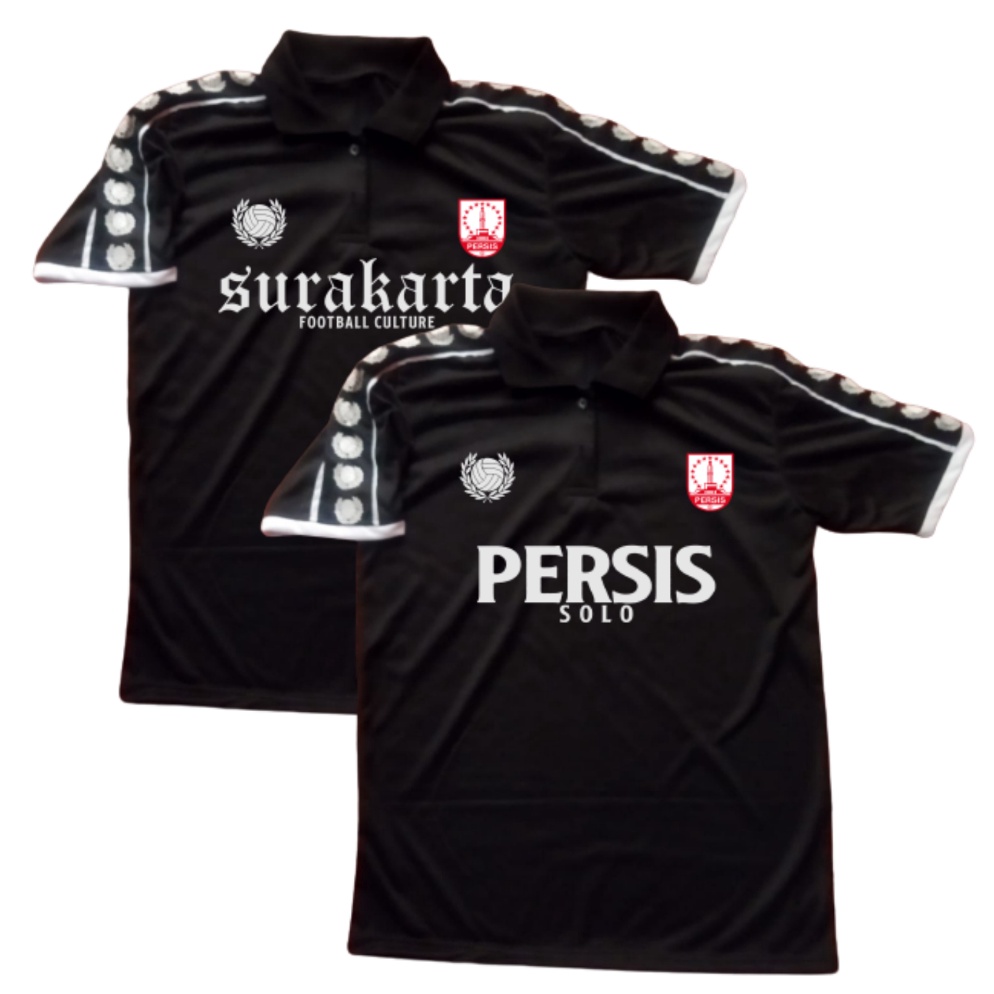 ART P27U KAOS PERSIS SOLO MODEL POLO WARNA HITAM