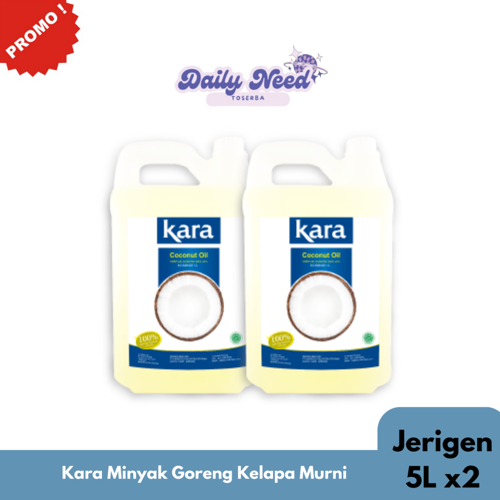 

Paket Hemat Kara Minyak Goreng Kelapa 5L x2