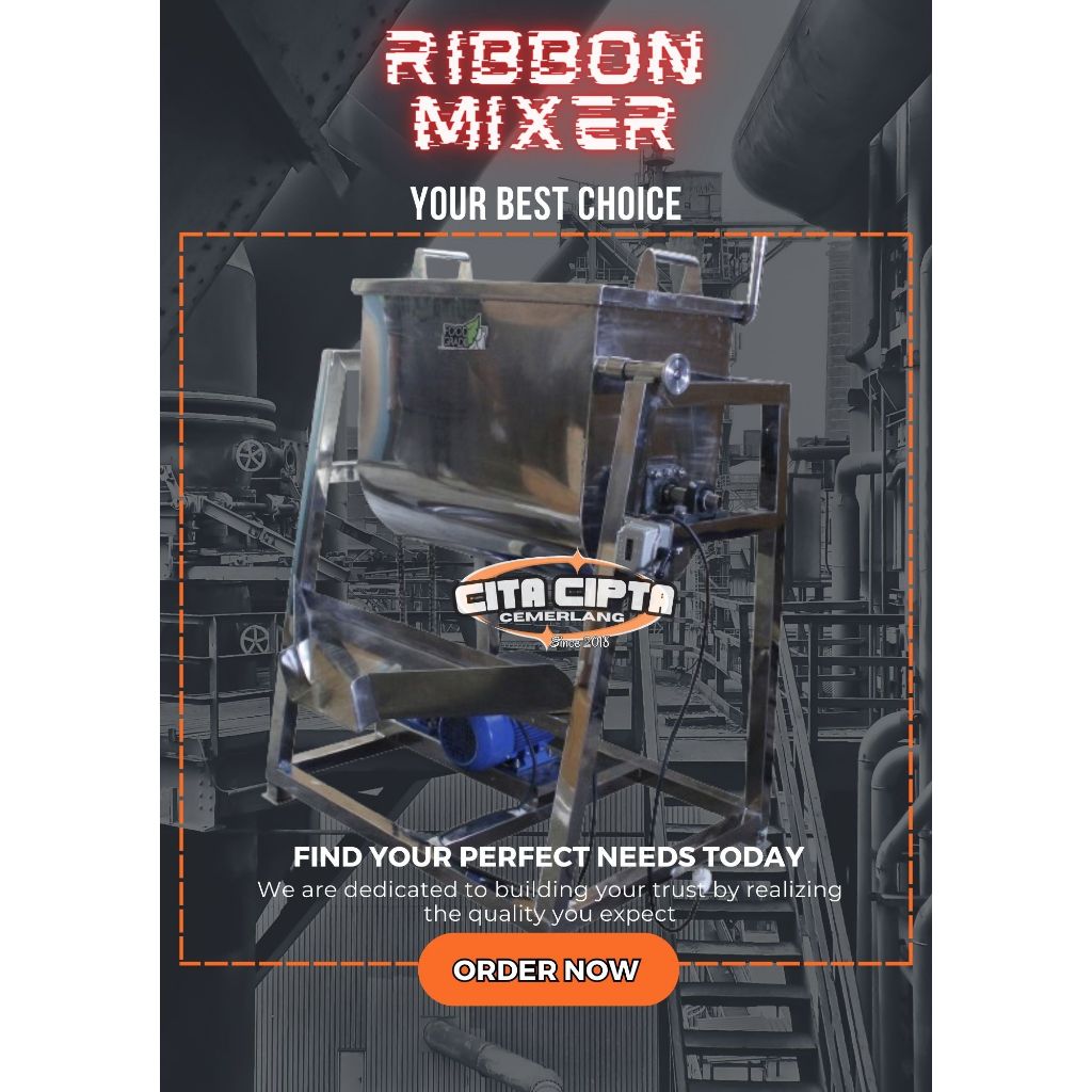 Mixer Stainless Food Grade - Mixer Adonan Kapasitas Besar