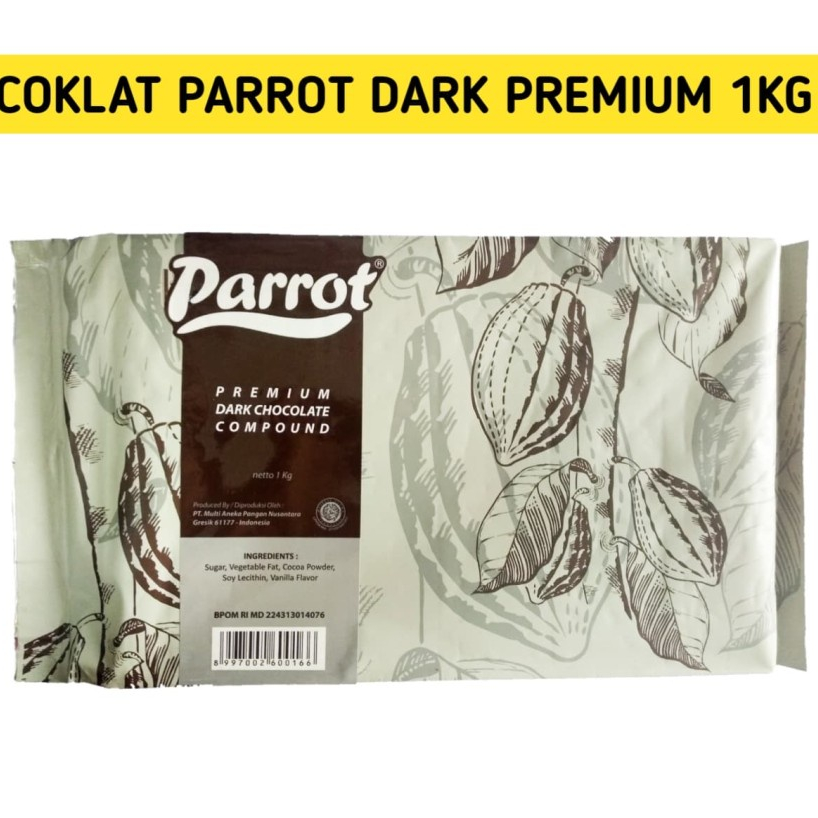 

Coklat Parrot Dark Premium 1kg