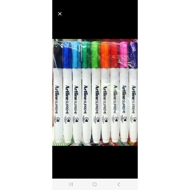 

white board marker artline set isi 9