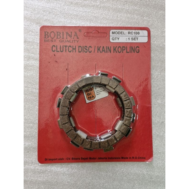 PLAT KAMPAS KOPLING SUZUKI RC100