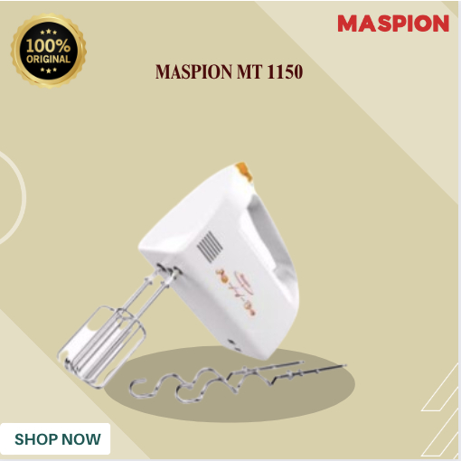 HAND MIXER/MASPION  MT 1150/MT-1150/MT1150/MIXER PENGADUK ADONAN/HAND MIXER/MASPION HAND MIXER ORI