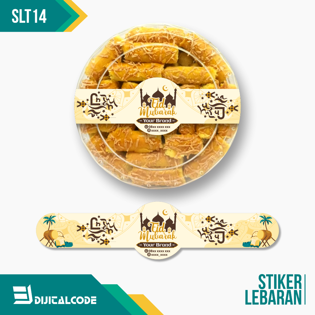 

SLT14 Stiker Label Parcel Segel Toples Kue Lebaran Idul Fitri