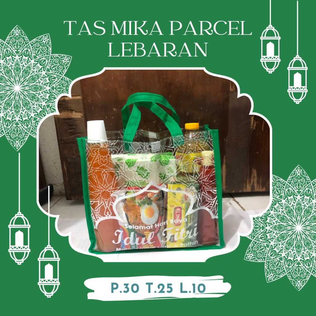 

READY STOK TAS PARCEL MIKA LEBARAN/SIAP KIRIM