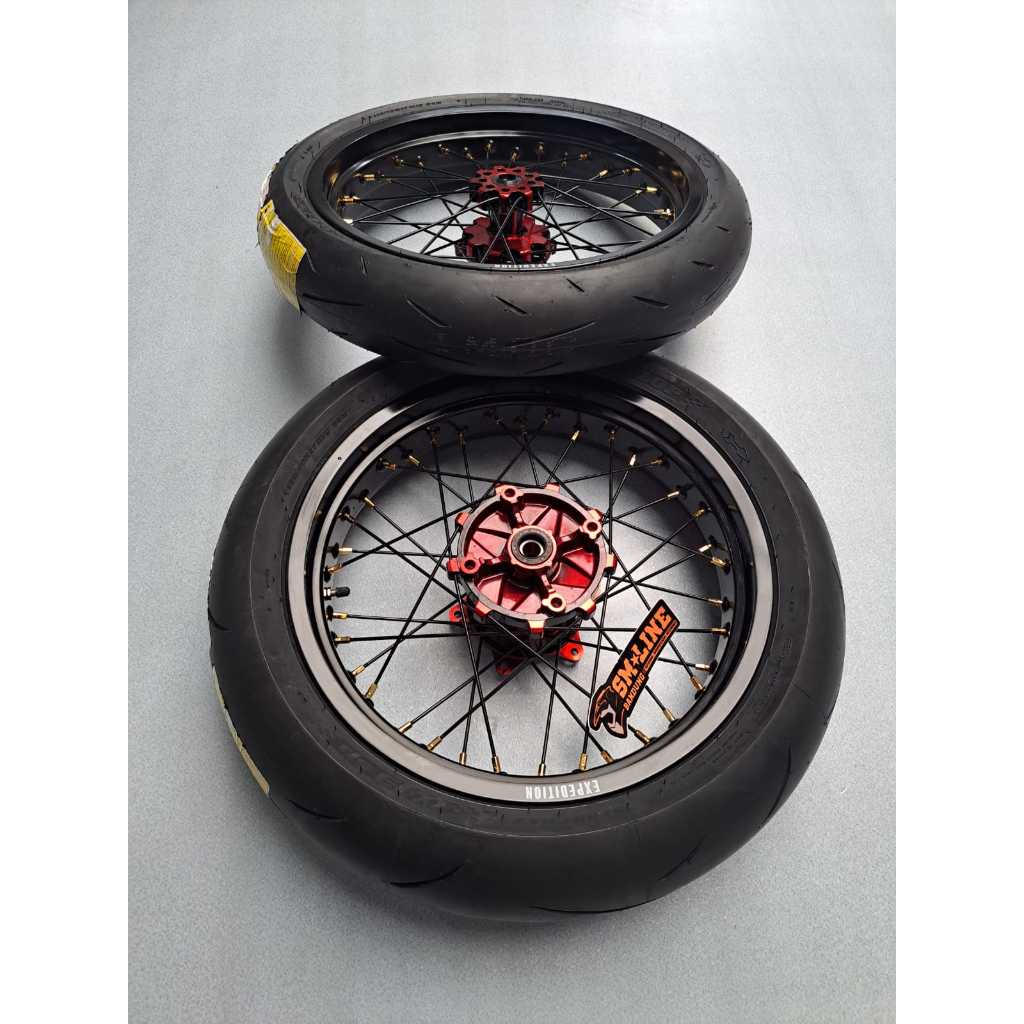 Banset Supermoto CRF150 Expedition Ban Dunlop Sport alpha Ban CRF Supermoto