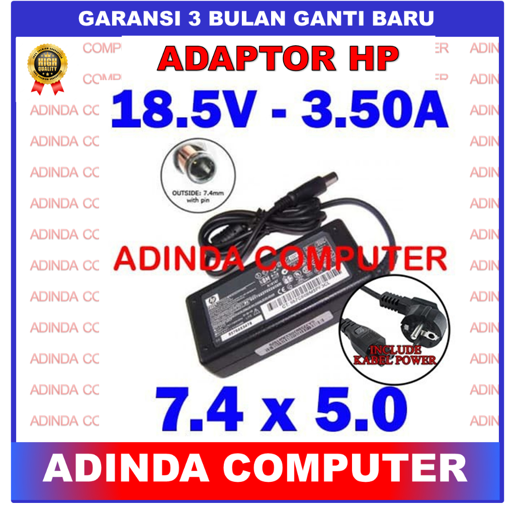 Adaptor Charger HP Compaq 6530b 4410t 6530s 6531s 6535b 6535s ORI