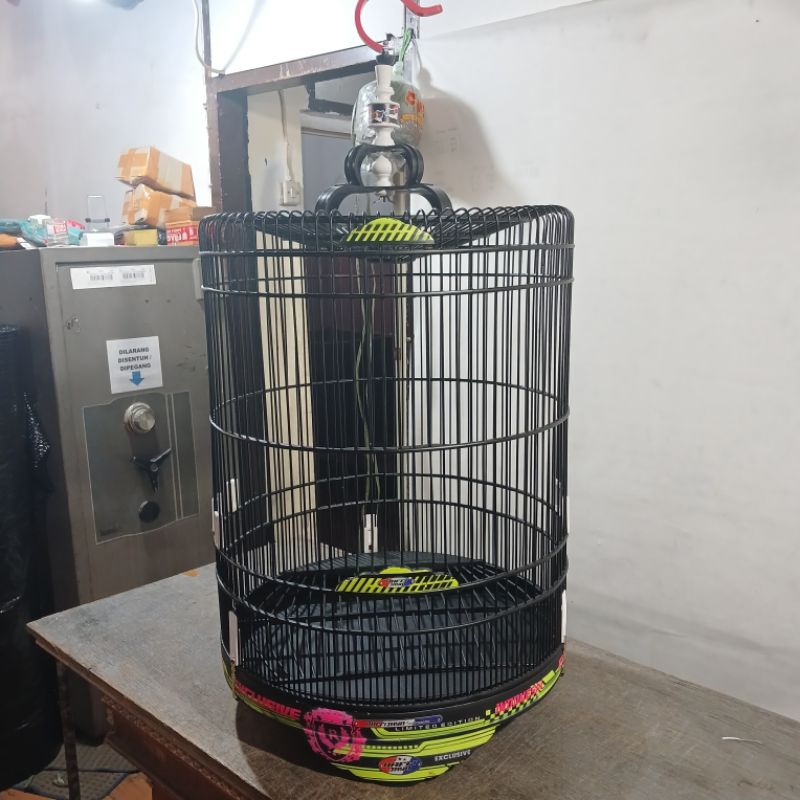 KANDANG SANGKAR MURAI RAFI JAYA DECAL BAMBU NO 2