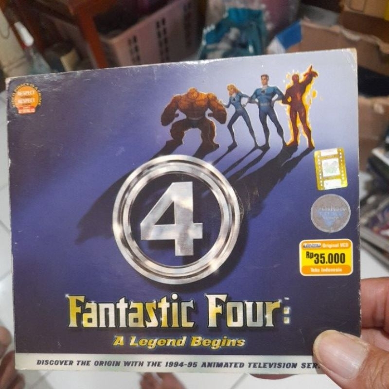 vcd original animasi barat fantastic four a legend begins
