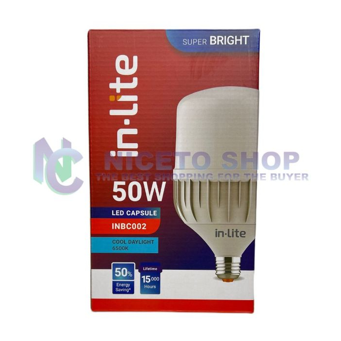In Lite Lampu Bohlam LED Capsule inlite 50W 50Watt INBC002 in-lite
