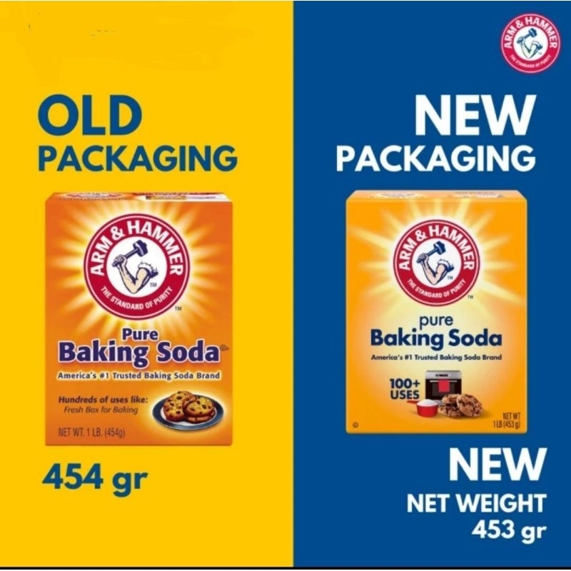 

Baking Soda Asli USA Merk Arm & Hammer Baking Soda 454gr