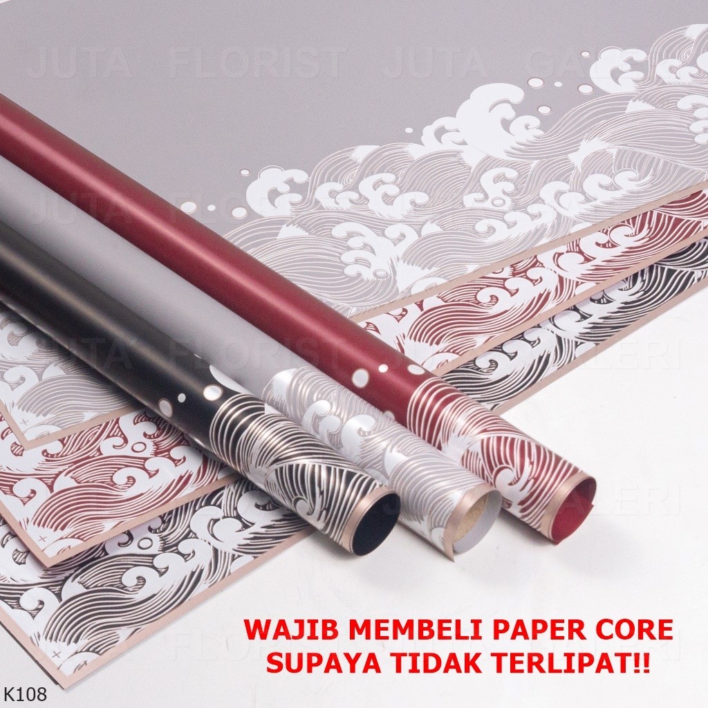 

Kertas Cellophane / KERTAS BUKET Motif Ombak K108 [ISI 5 LEMBAR]