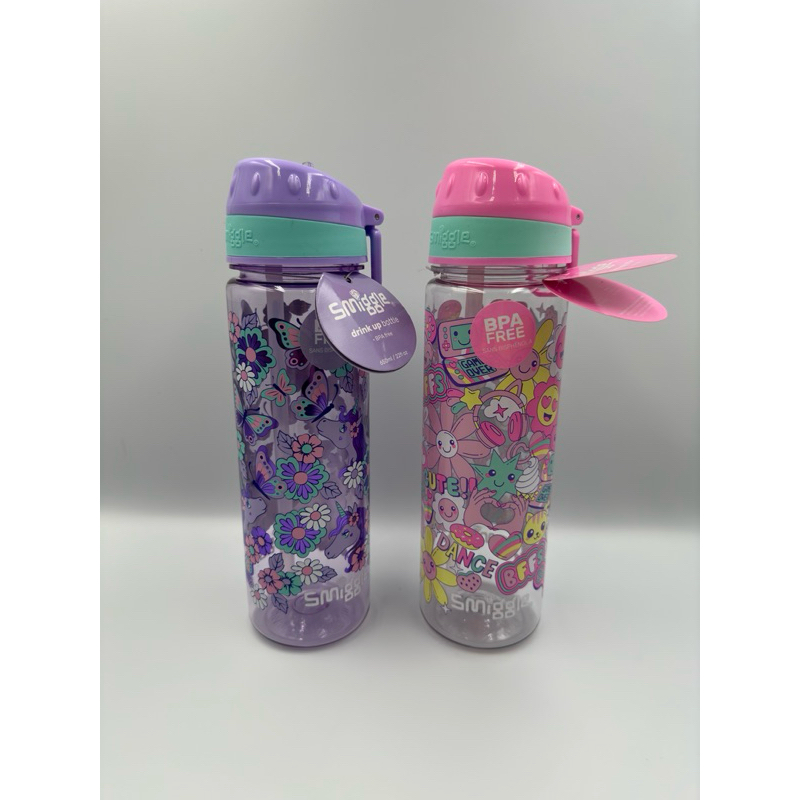 ORIGINAL SMIGGLE Plastic Drinking Bottle/Tempat Minum Anak Perempuan