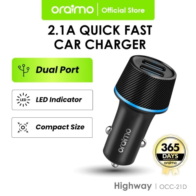 Cas mobil / portable usb cas / Car charger oraimo