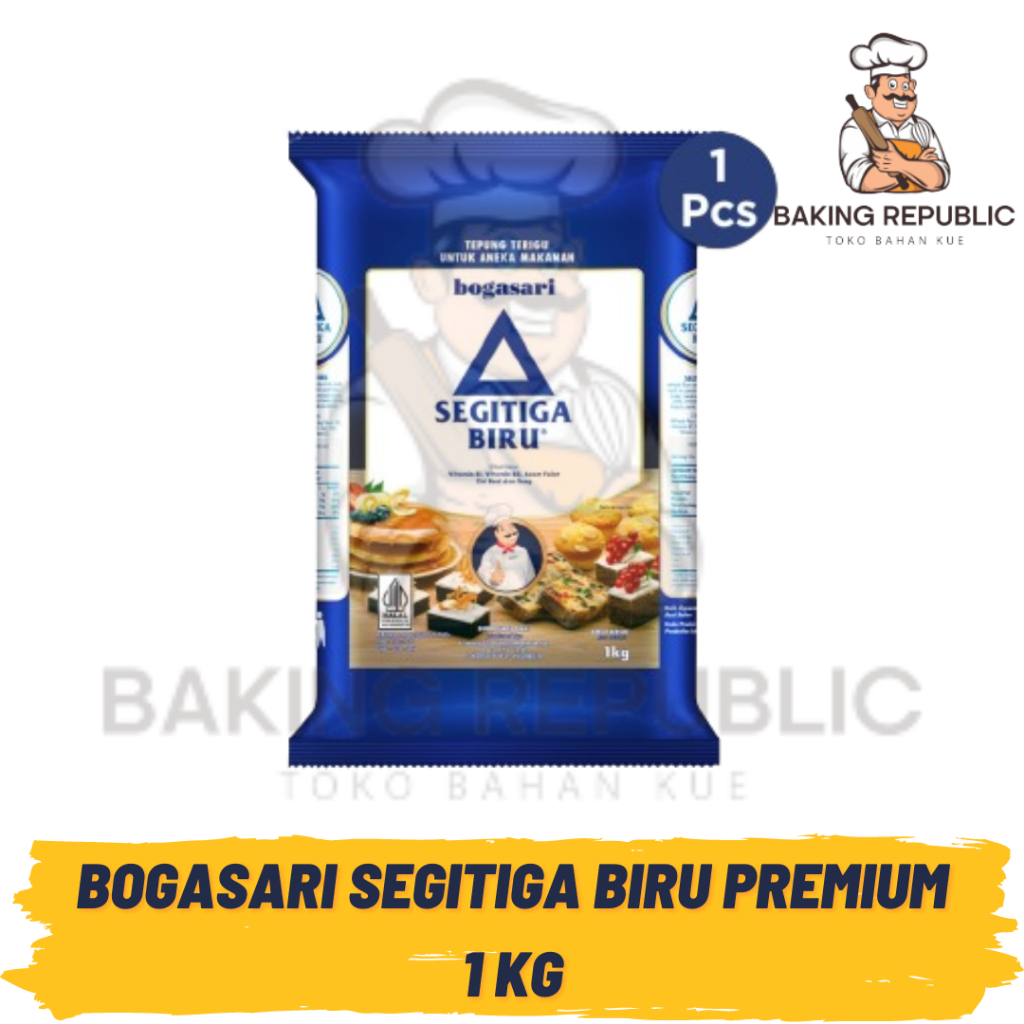 

BOGASARI | 1 KG | TEPUNG TERIGU SEGITIGA BIRU PREMIUM