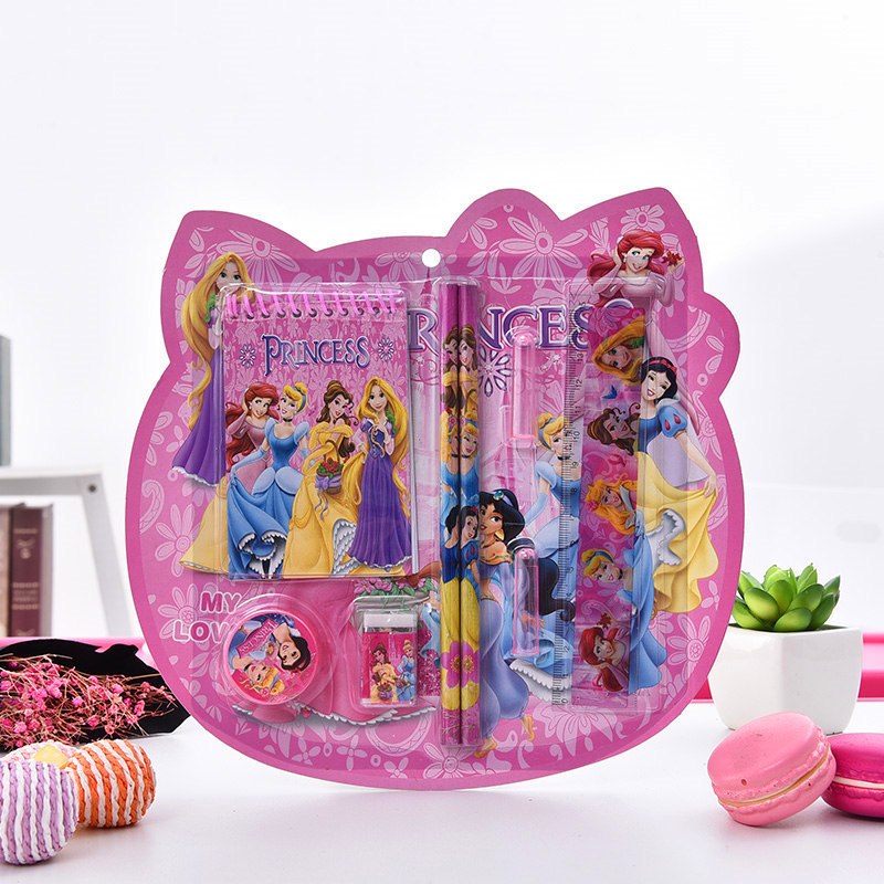 

MSBS Alat Tulis Set 8IN1 Stationery Set Lucu Karakter Kartun Perlengkapan Alat Tulis Sekolah Anak-Anak TK Souvenir Ulang Tahun Anak Alat Tulis 8 IN 1 Karakter