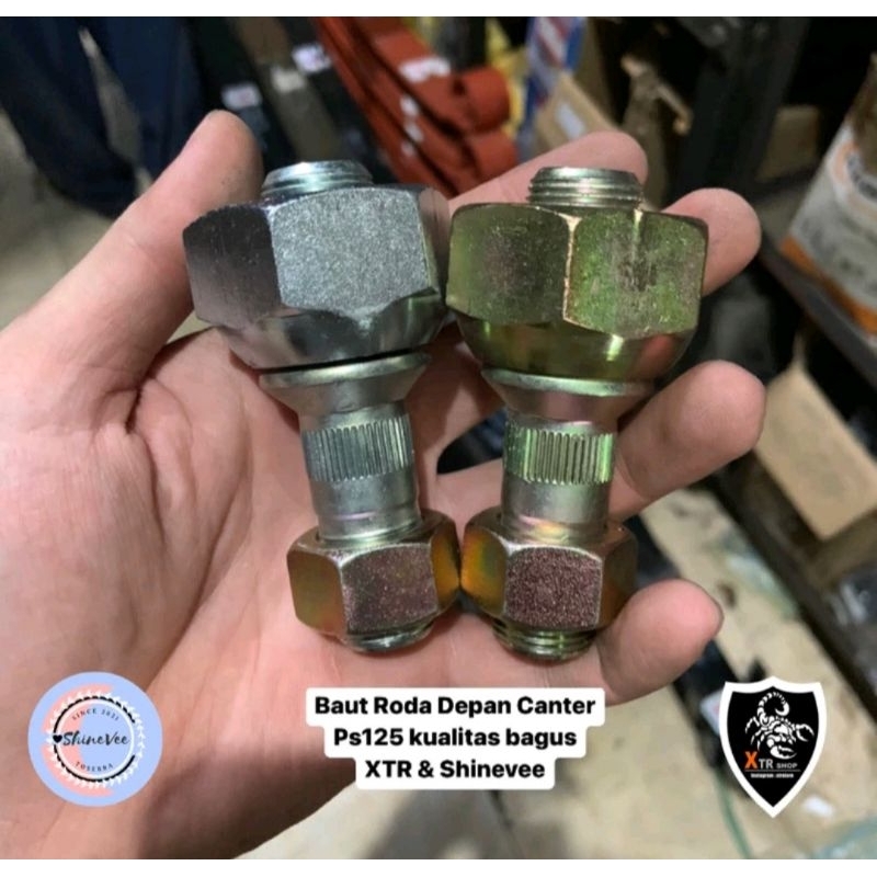 Baut Roda Depan PS125 / Baut Roda Depan Canter Original / Baut Roda PS Hub Front Coltdiesel