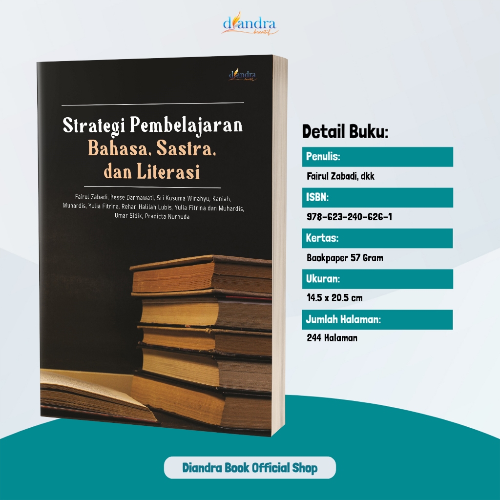 Strategi Pembelajaran Bahasa, Sastra dan Literasi | Buku Bahasa | Fairul Zabadi, dkk