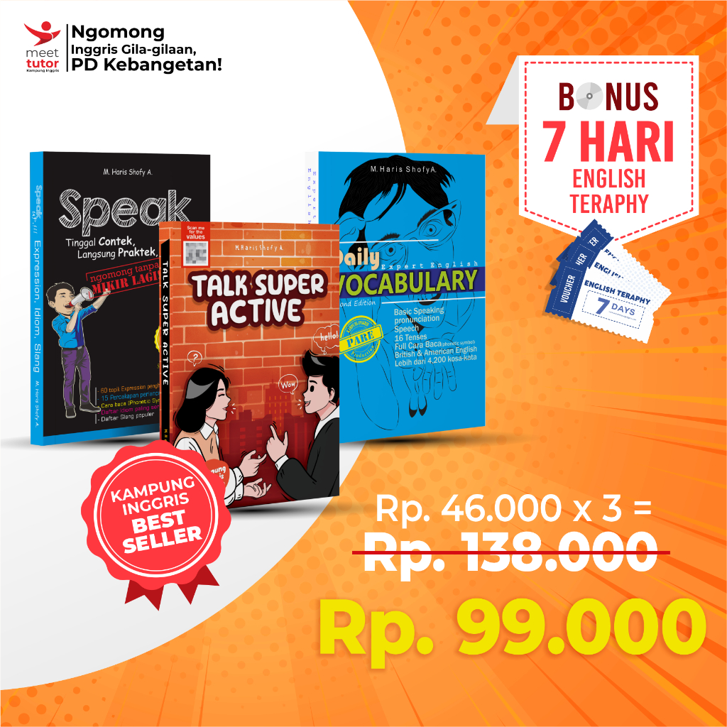 Paket Bundling Buku Kampung Inggris