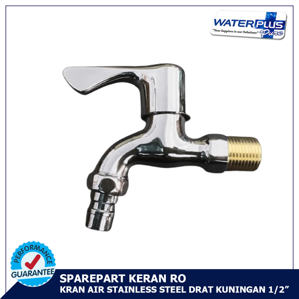 Kran Air 1/2 Inch Drat Kuningan - Kran Air 1/2" Kuningan Drat