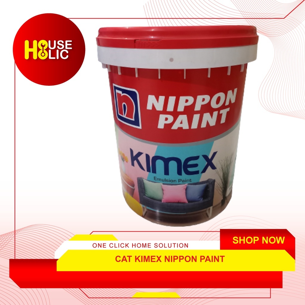 Cat Kimex Nippon Paint 5 Kg / Cat Tembok Dinding Interior 5kg Campur Tinting