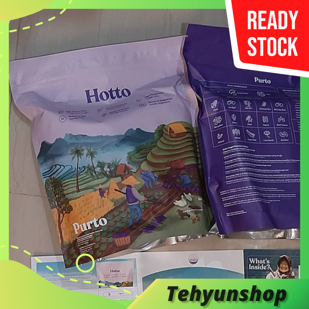 

Hotto Purto Multigrain Ubi Ungu Sarapan Sehat Penuhi Nutrisi Tubuh