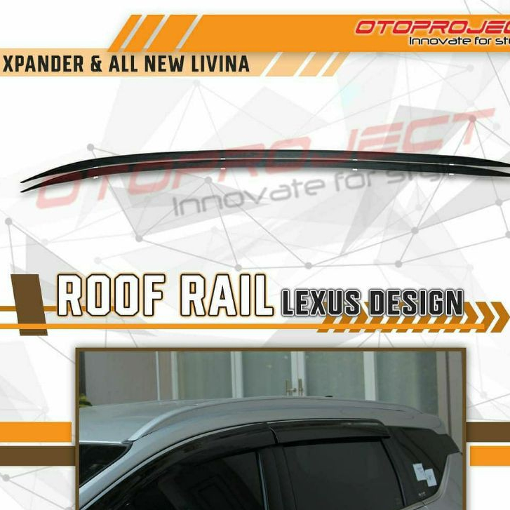 Roof Rail Mitsubishi Xpander Otoproject Roofrail Lexus Design Xpander