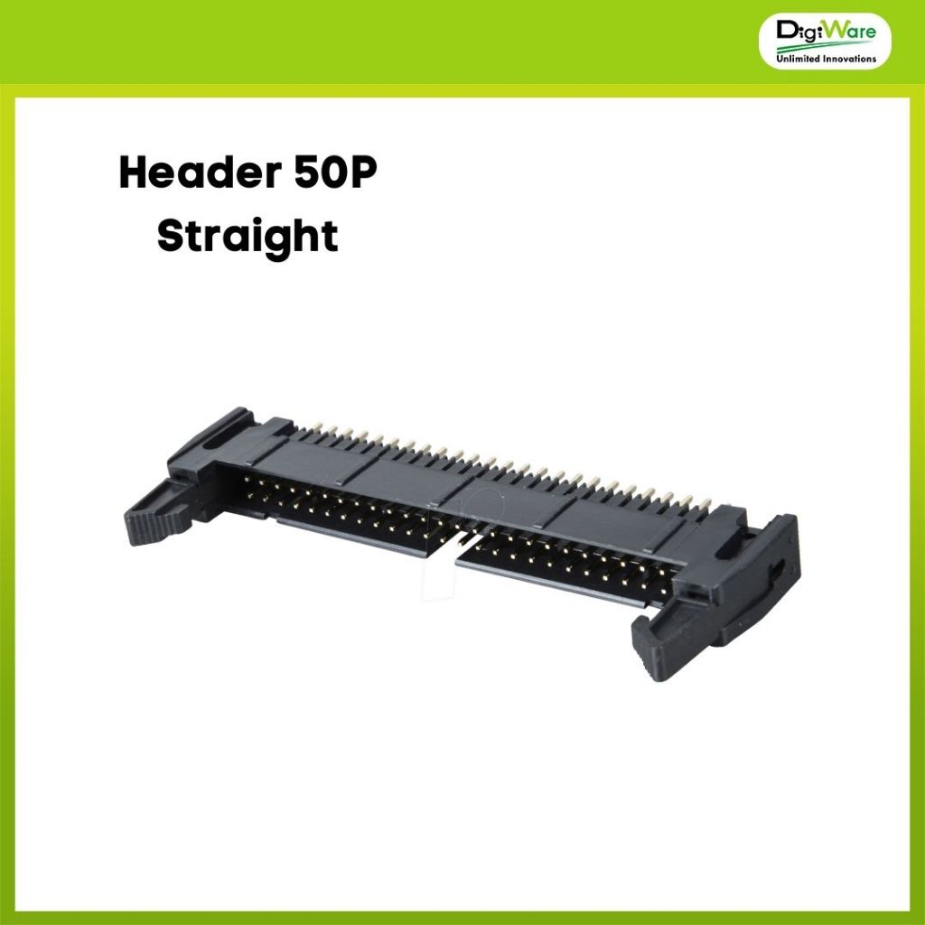 PCB Header Straight with ear 50 Pin
