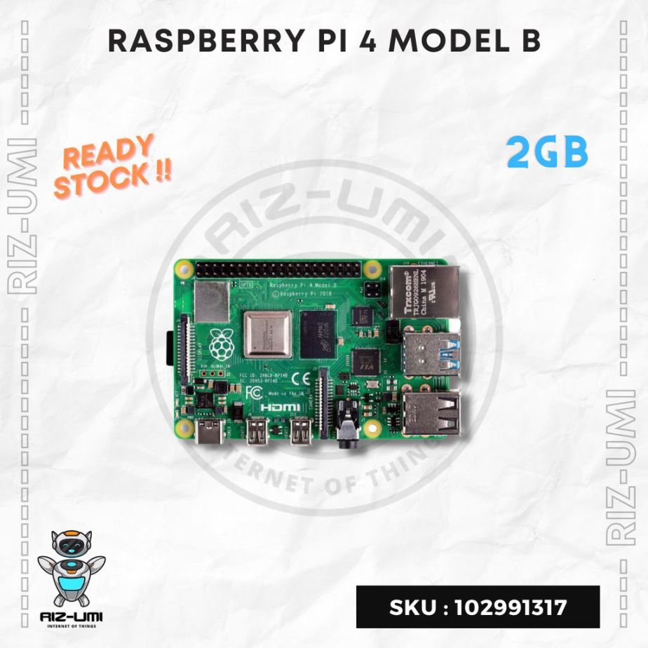 Raspberry Pi 4 Model B RAM 2GB Diskon