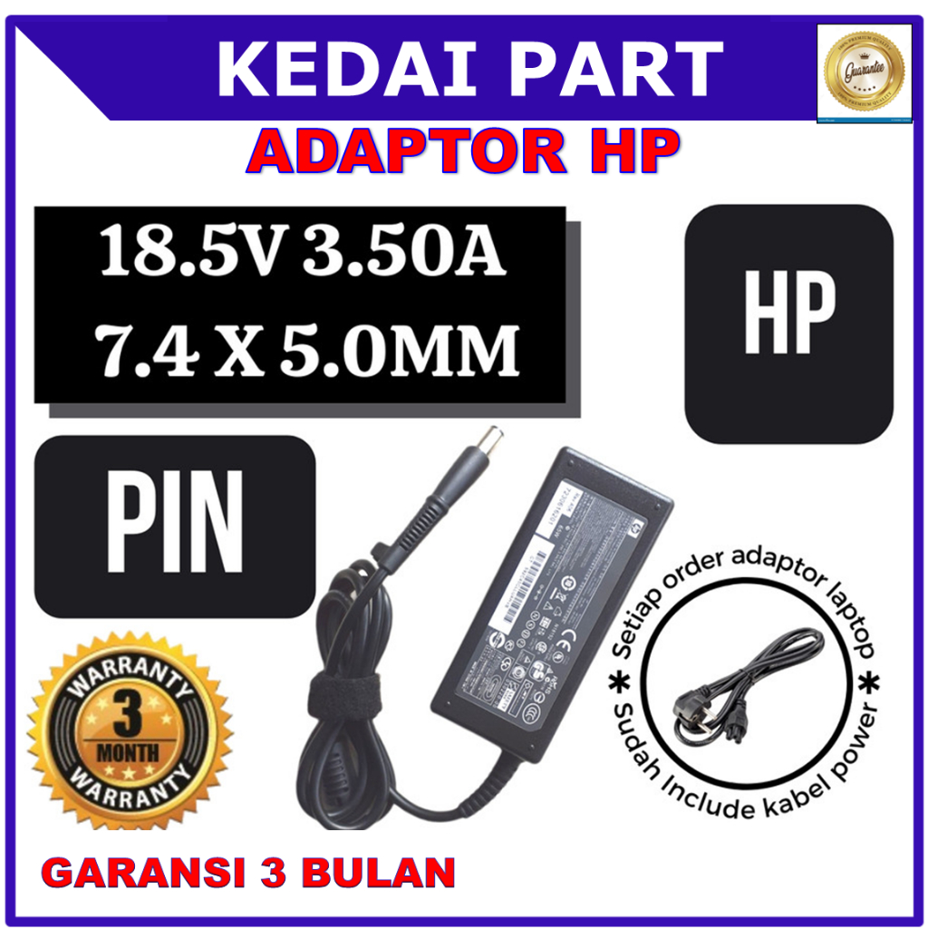 ADAPTOR CHARGER HP COMPAQ PRESARIO CQ42 G42 ORI