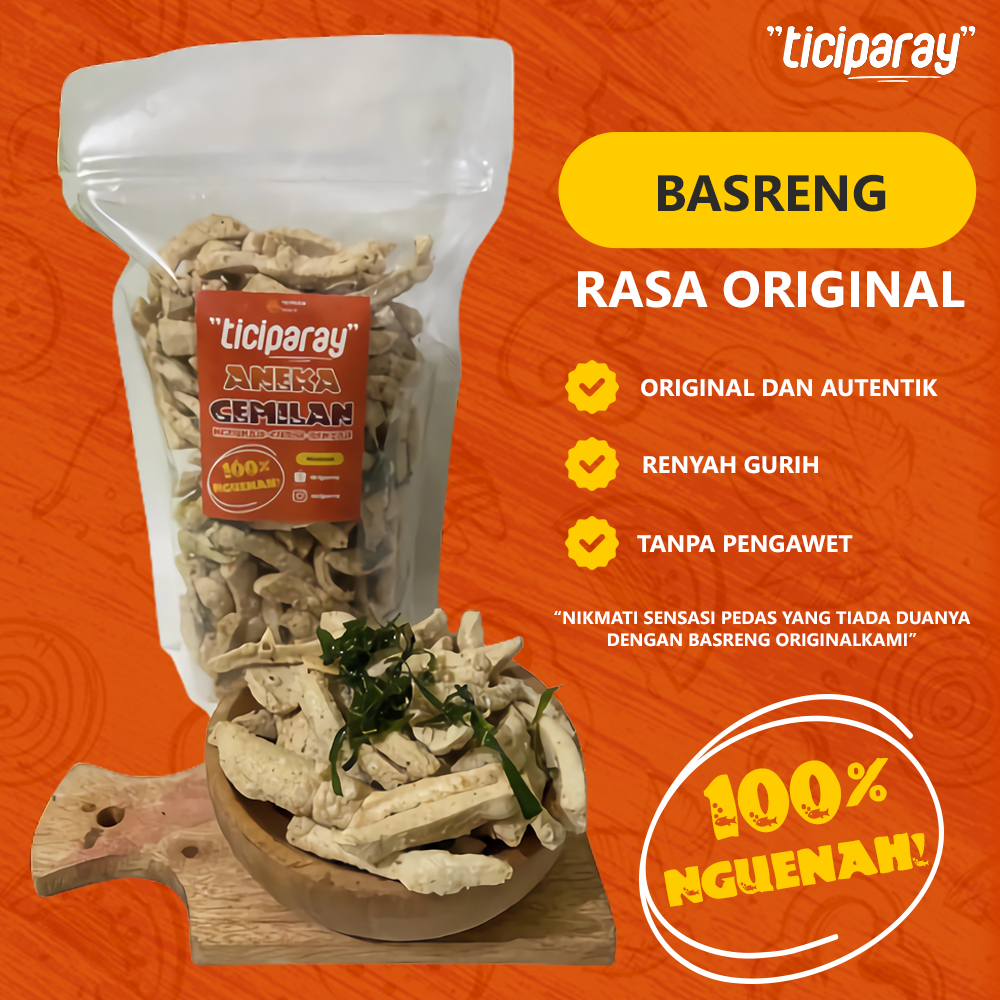 

BASRENG | ORIGINAL DAUN JERUK | BAKSO GORENG TICIPARAY 150 GRAM | MAKANAN RINGAN