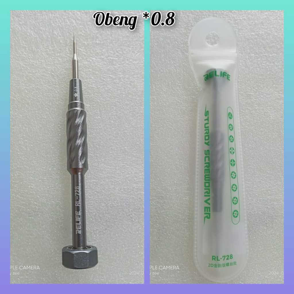 Obeng Satuan Relife RL-728 Obeng Mata (*) 0.8 Obeng RL728 Mata Bintang (*) 0.8