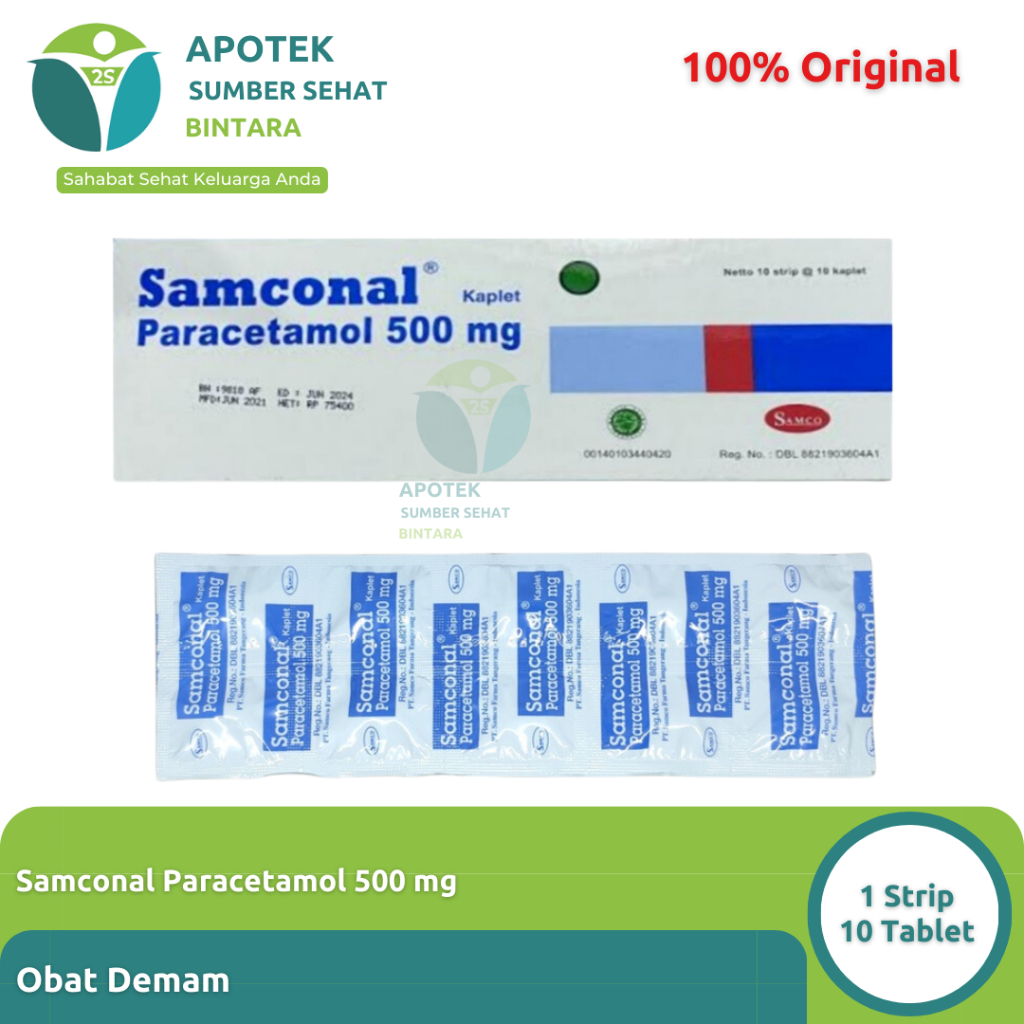 Samconal Paracetamol 500 mg Tablet