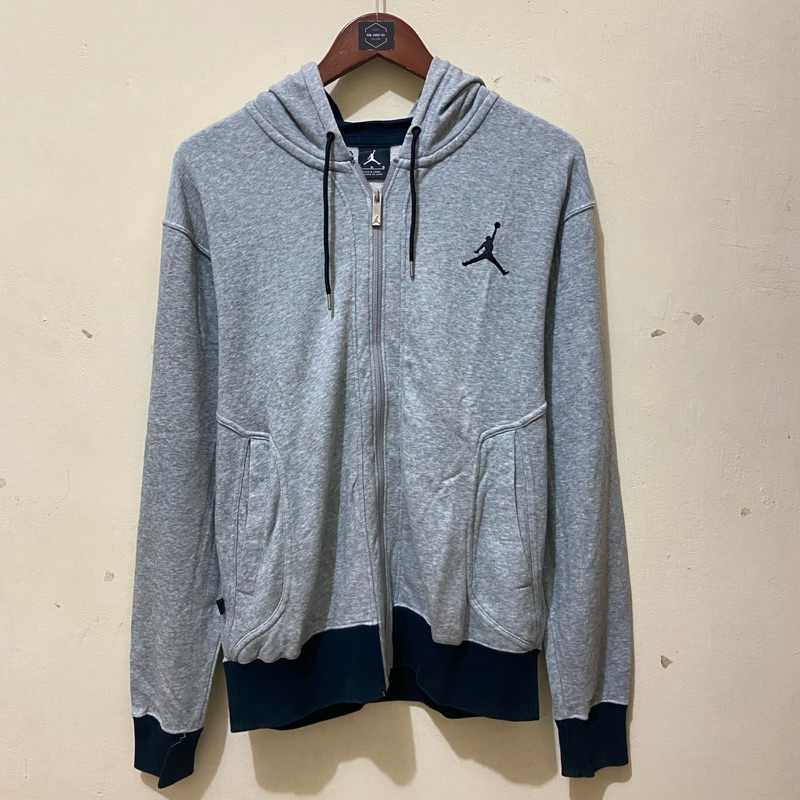 Grey Zip Hoodie Jordan