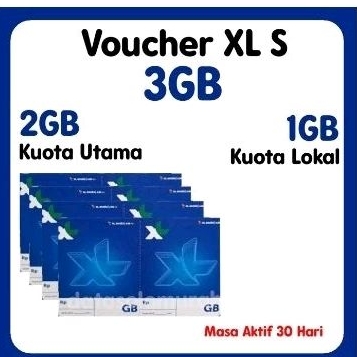 Voucher data XL combo Flex S 3GB