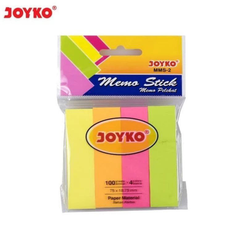 

Joyko Memo stick pelekat 4 warna