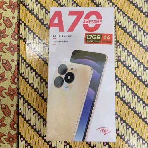 itel A70 ram 4/64 garansi resmi itel indonesia