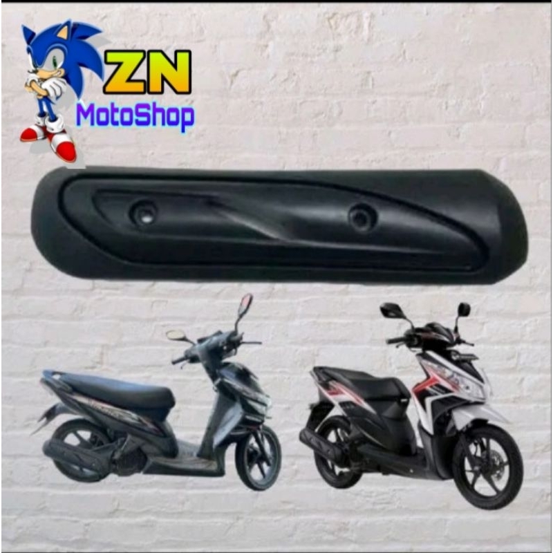 Tutup Tameng Knalpot Vario Karbu Tutup Pelindung Knalpot Vario Karbu