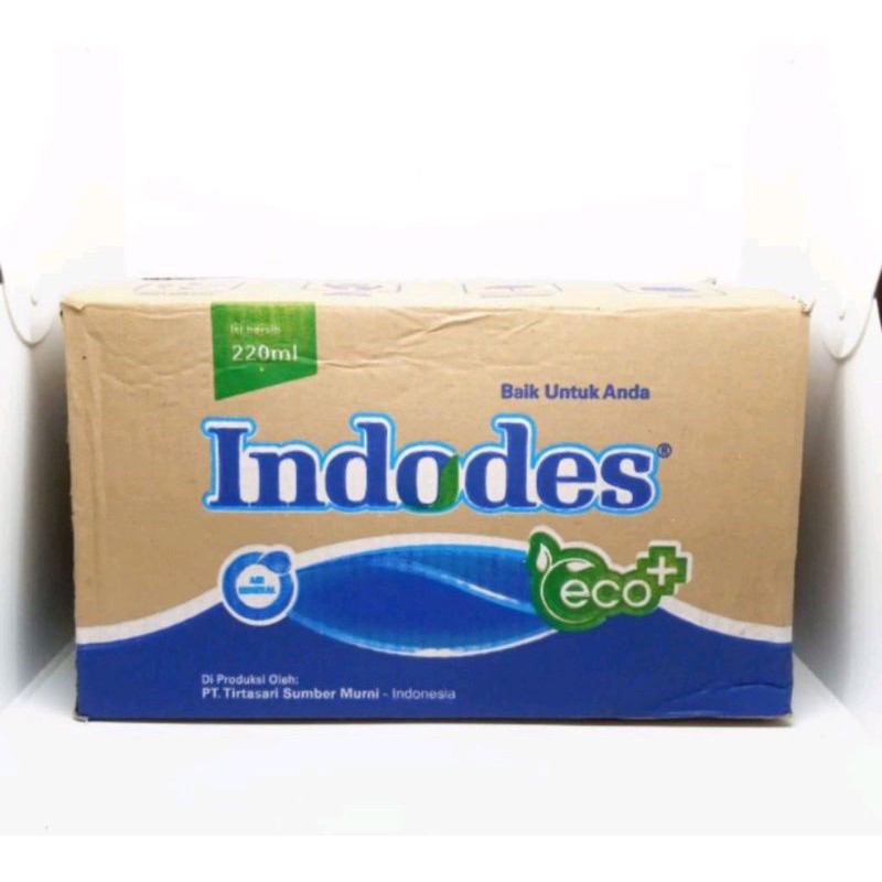 

[KHUSUS PENGIRIMAN INSTANT] Indodes Air Mineral 1 dus isi 48 ( 48 x 220ml )