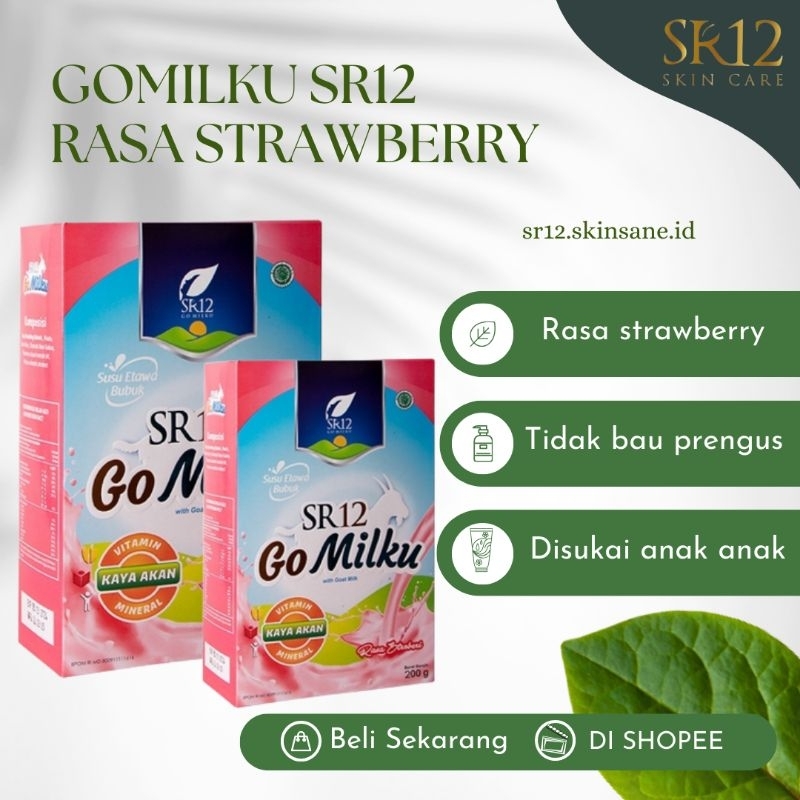 

SR12 Gomilku Strawberry New Variant - Susu Kambing Etawa Untuk Kesehatan Tulang