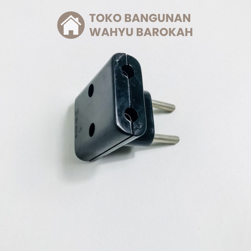 READY Colokan Steker T Mini Cabang 3 Broco Warna Hitam / Steker T Mini Cabang 3 Broco Warna Hitam / 