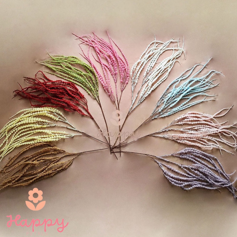 GROSIR Artificial Amaranthus Premium Bunga Dekorasi Wedding Bunga Plastik Buatan Palsu Hiasan Dekora