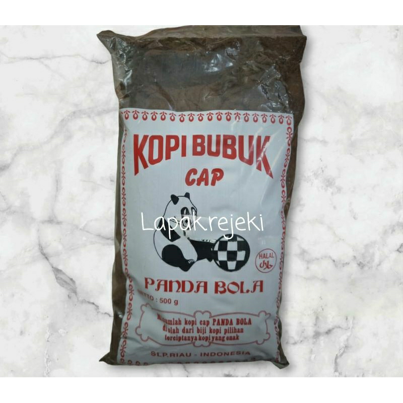 

Kopi Bubuk Cap Panda Bola 500 gram khas Selatpanjang / Kopihun