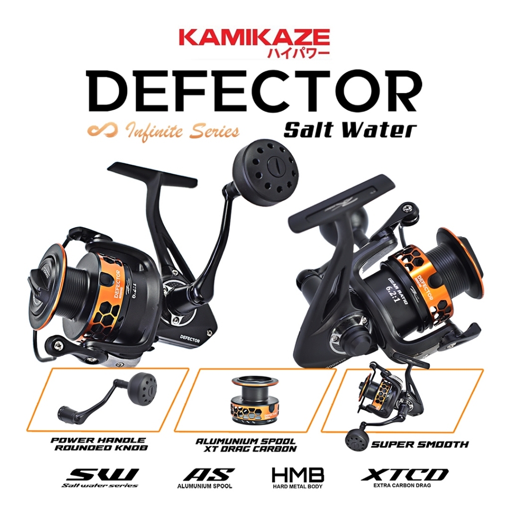 REEL KAMIKAZE DEFECTOR 3000HS & 4000