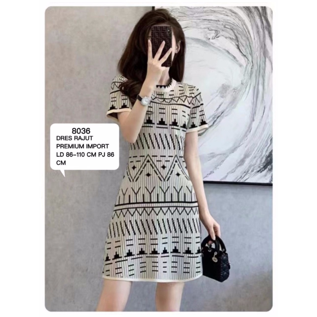 DRES RAJUT PREMIUM IMPORT 8036