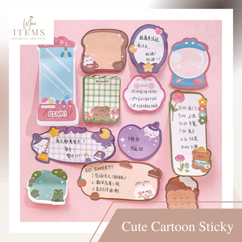 

Sticky Note 3 In 1 Lucu Stocky Note Kawai