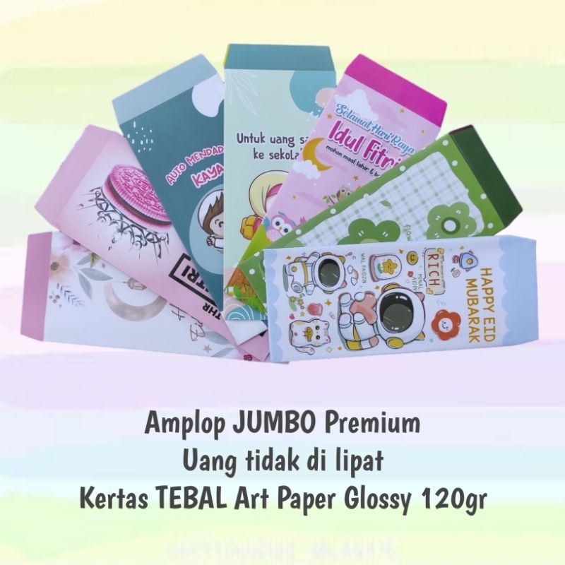 

PREMIUM TEBAL AP120 || Amplop Lebaran Snack JUMBO VIRAL Uang tidak dilipat