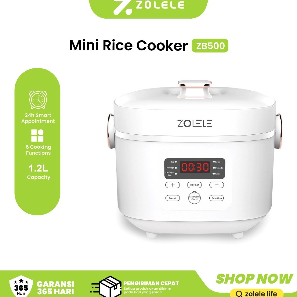 Rekomendasi ZOLELE Smart Rice Cooker Micro Digital Besar 12L Penanak Nasi Hangat Low Carbo 35 Porsi 
