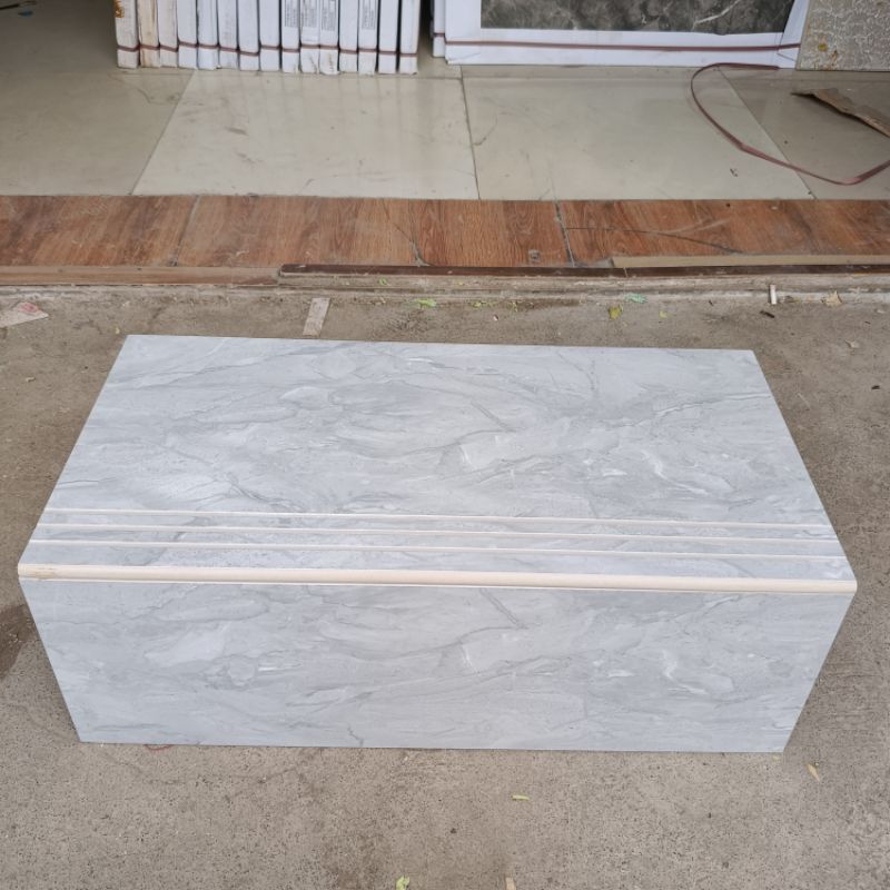 Granit tangga 30x60 20x60 glossy domus grey