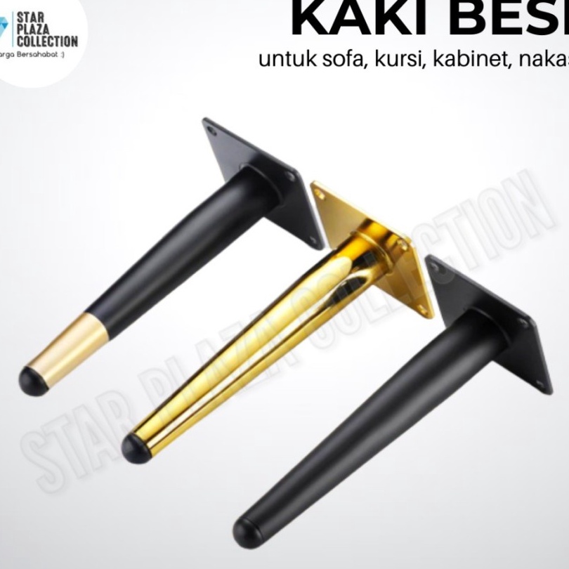 TERMURAH Kaki Sofa Gold  Kaki Kursi Besi  Sofa Leg Besi Model Scania  Kaki SOK  Premium Metal Sofa L